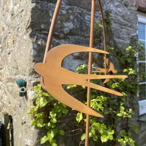 Flying Swallows - Spinning Silhouette