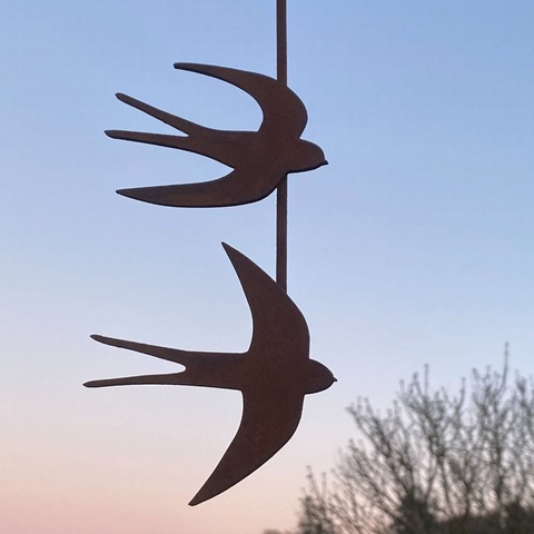 Pair of Swallows Hanger
