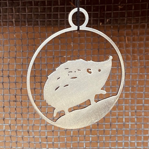 Hedgehog Halo - brass finish (for in the home)