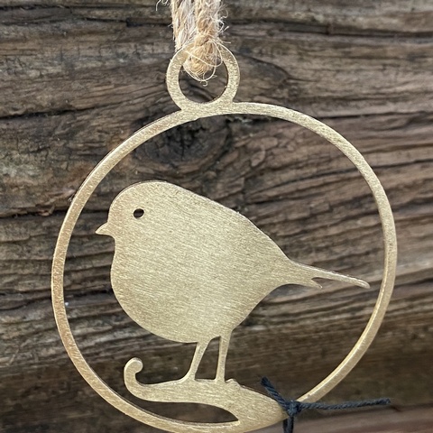 Robin Halo - brass finish (for in the home)