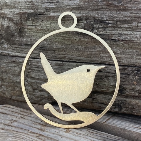 Wren Halo - brass finish (for in the home)