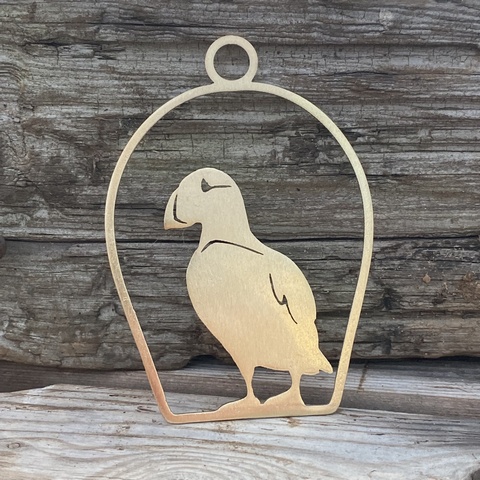 Puffin Halo - brass finish (for in the home)