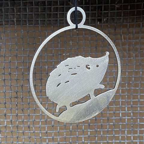 Hedgehog Halo - nickel finish (for in the home)