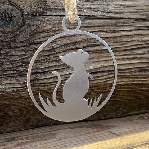 Field Mouse Halo - nickel finish (for in the home)
