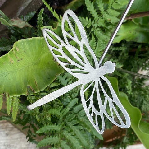 Dragonfly Mini Hanger - nickel finish (for the home)